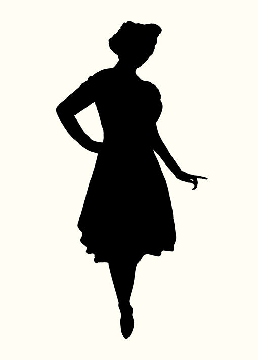 100205 Fashion Icon Series 1950's #1, by Rativo, available in multiple sizes