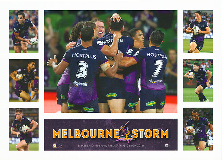 Rugby Melbourne Storm 50x70cm paper - Chamton