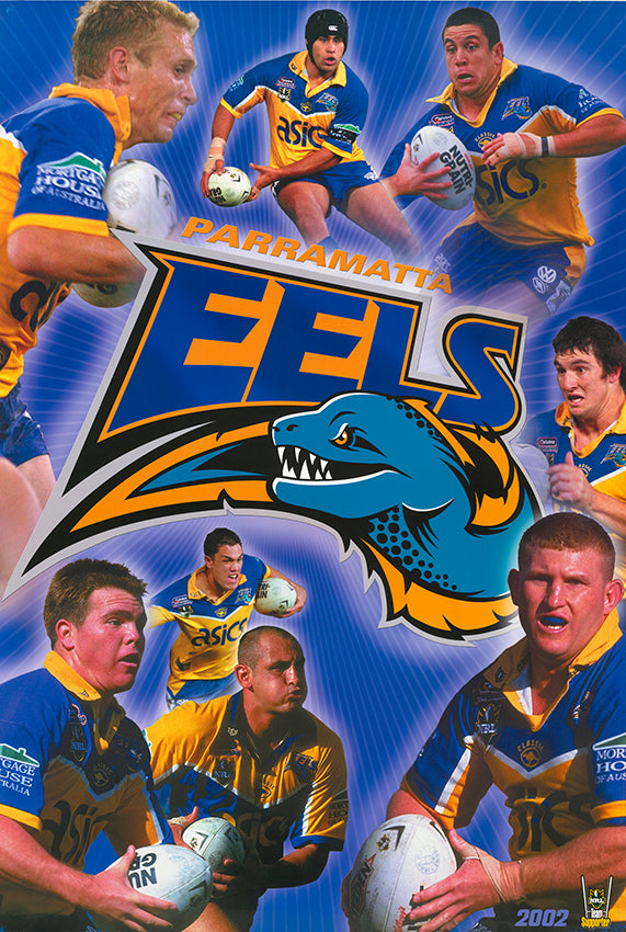 Rugby Parramatta Eels 98x67cm paper - Chamton