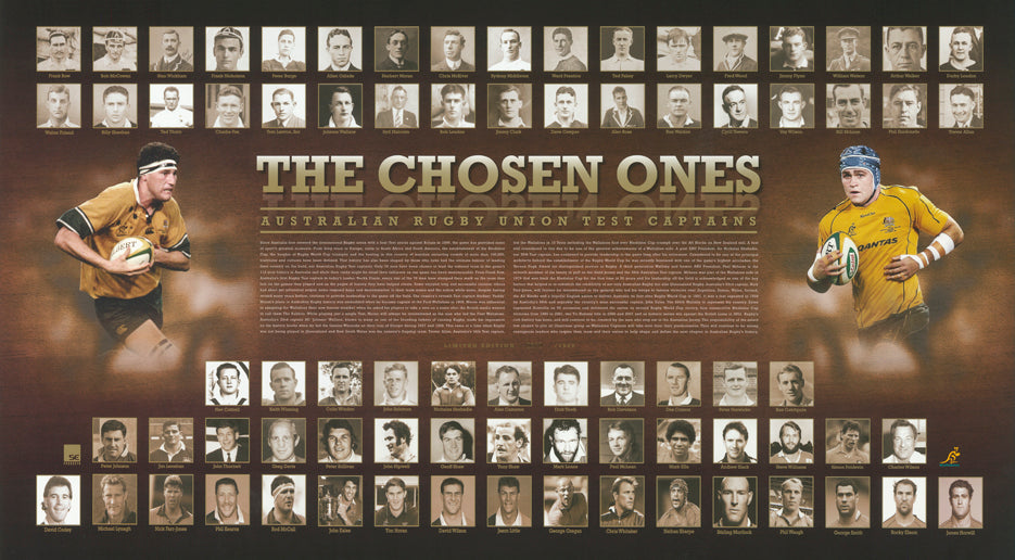 The Chosen Ones Rugby Union Test captains 92x50cm paper - Chamton