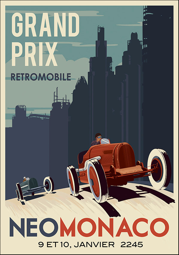 STETHO123062 Grand Prix Retromobile, available in multiple sizes - Chamton