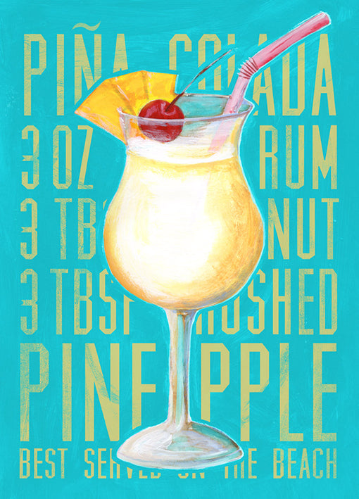 89584 Pina Colada Cocktail, by Steffen, available in multiple sizes