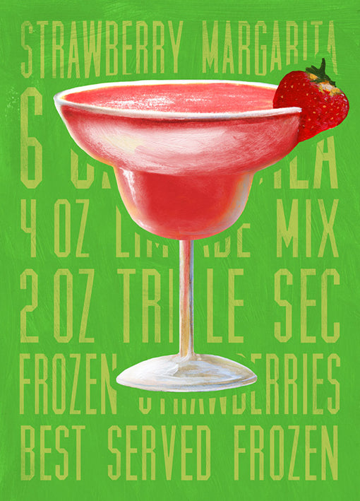 89588 Strawberry Maragrita Cocktail, by Steffen, available in multiple sizes