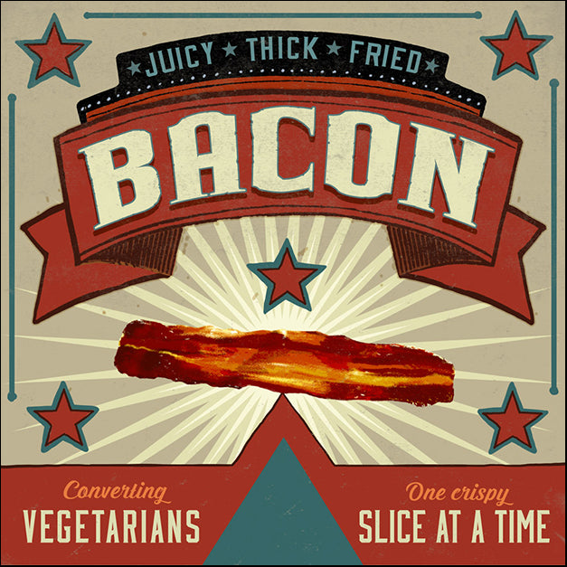 91691 Bacon Poster, by Steffen, available in multiple sizes