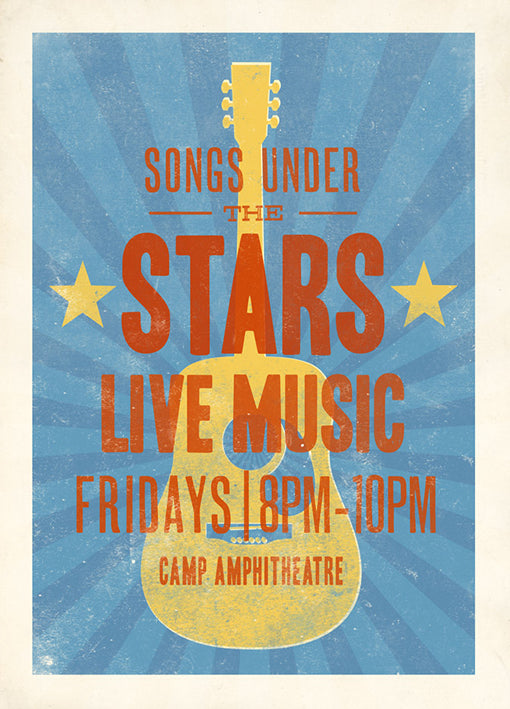 91714 Songs Under the Stars Poster, by Steffen, available in multiple sizes - Chamton