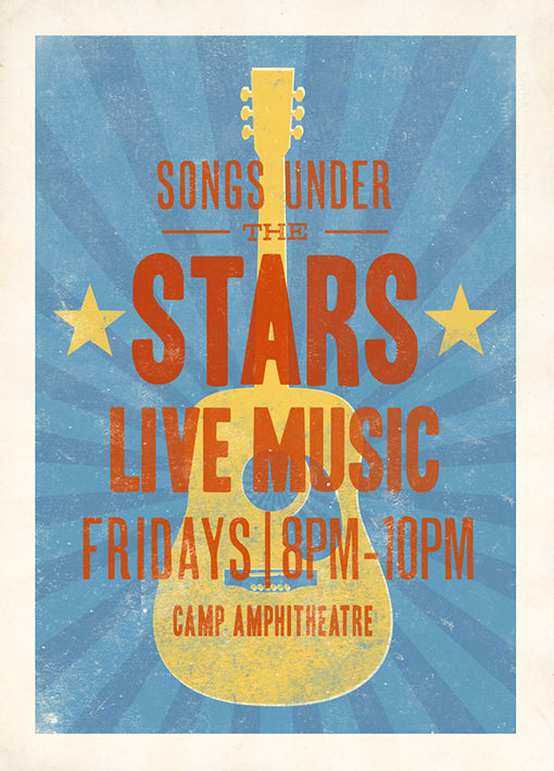 91714 Songs Under the Stars Poster, by Steffen, available in multiple sizes