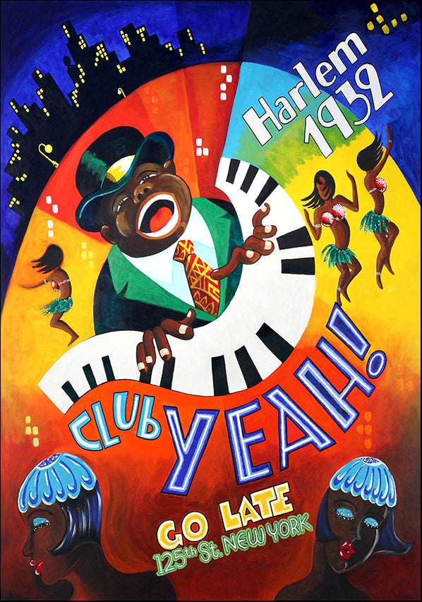 TE-RC-002_Club Yeah Harlem 1932, available in multiple sizes