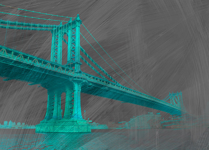91675 Manhattan Bridge, New York, by THE studio, available in multiple sizes
