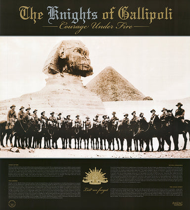 The Knights of Gallipoli 69x76cm paper - Chamton