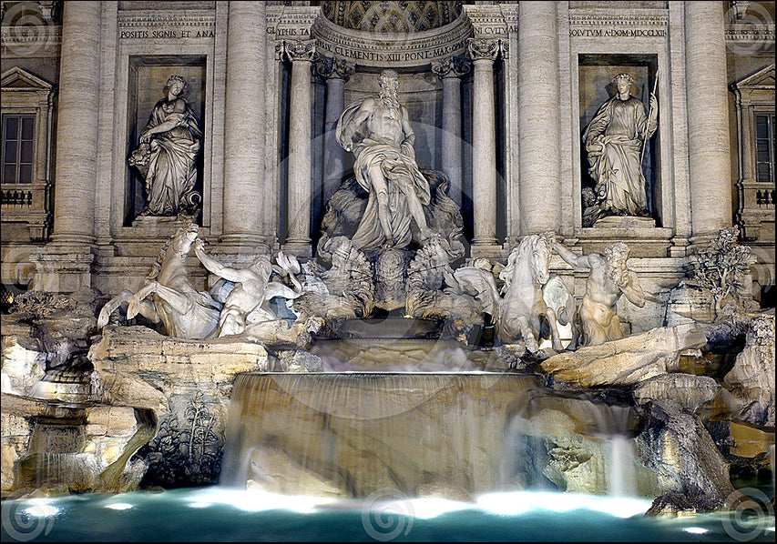 7205628 Trevi Fountain at Night, available in multiple sizes