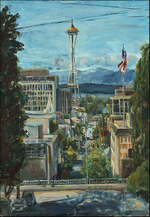 UBOR-157 Needle From The Hill by Brooke Borcherding, available in multiple sizes