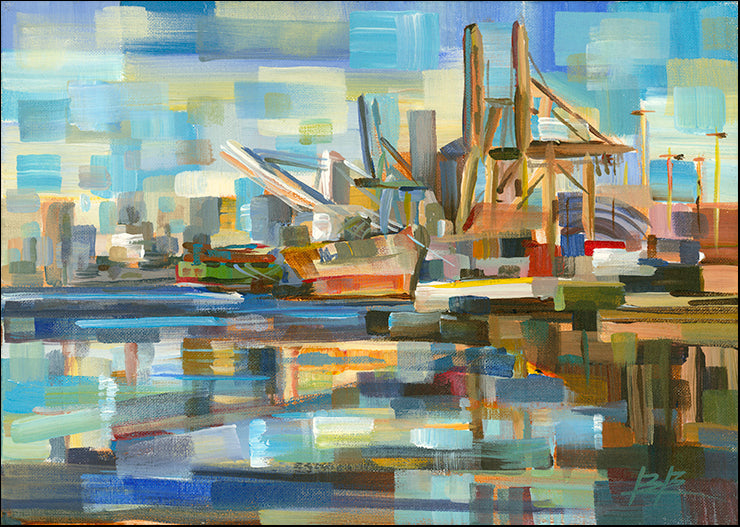 UBOR-161 Port of Seattle by Brooke Borcherding, available in multiple sizes