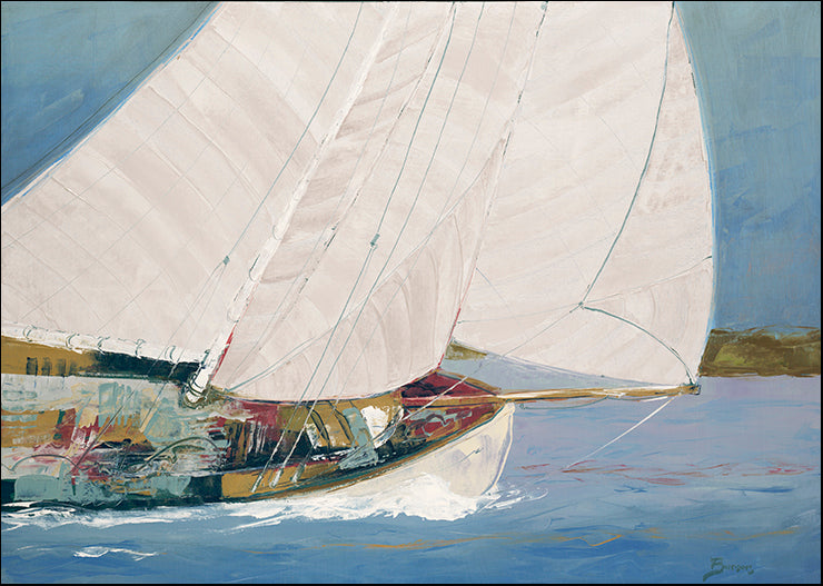 UBRR-126 Lake Sailing by John Burrows, available in multiple sizes