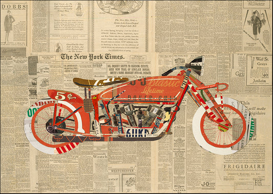UHOC-316 Vintage Red by Kelsey Hochstatter, available in multiple sizes