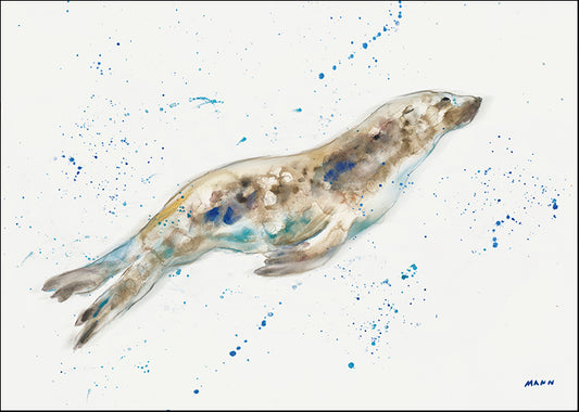 UMAN-128-ALT-V1 Seal by Patti Mann, available in multiple sizes