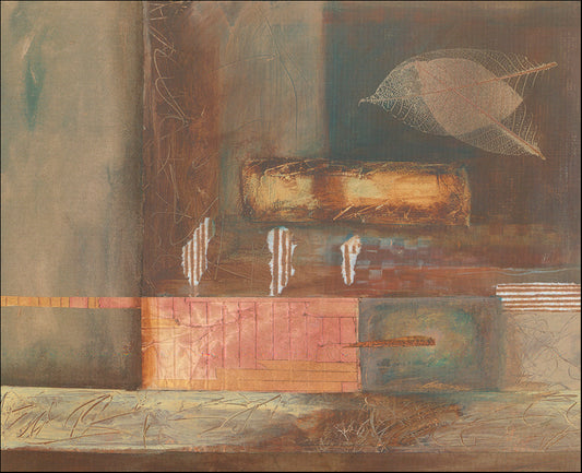 U Abstract composition by Unknown 50x40cm on paper