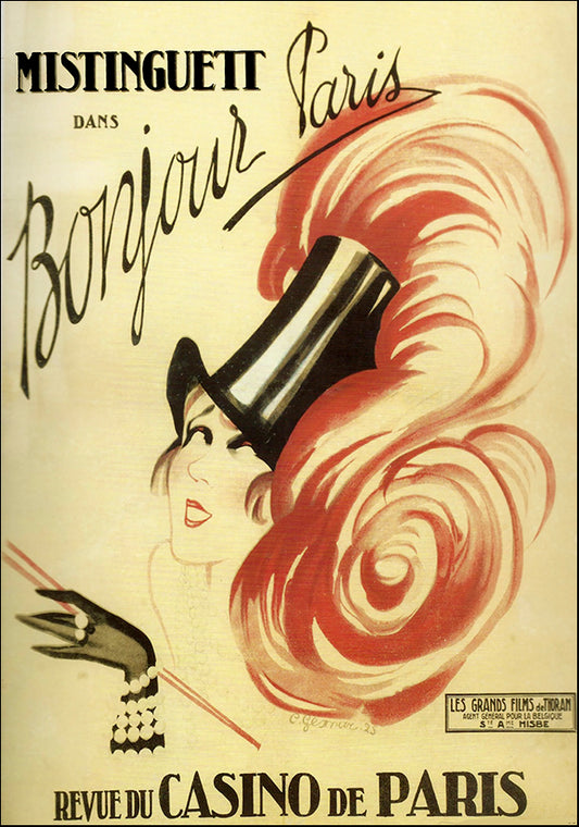 VINAPP115381 Bonjour Paris, available in multiple sizes - Chamton
