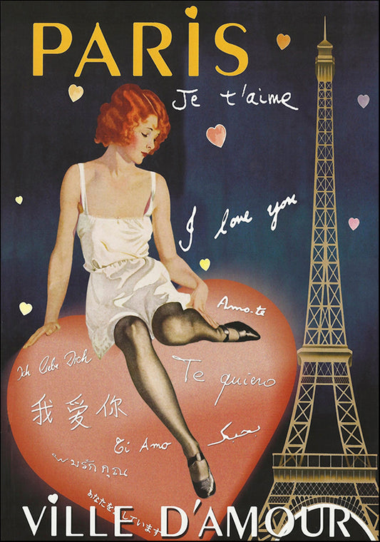 VINAPP115394 Paris Je Táime, available in multiple sizes - Chamton