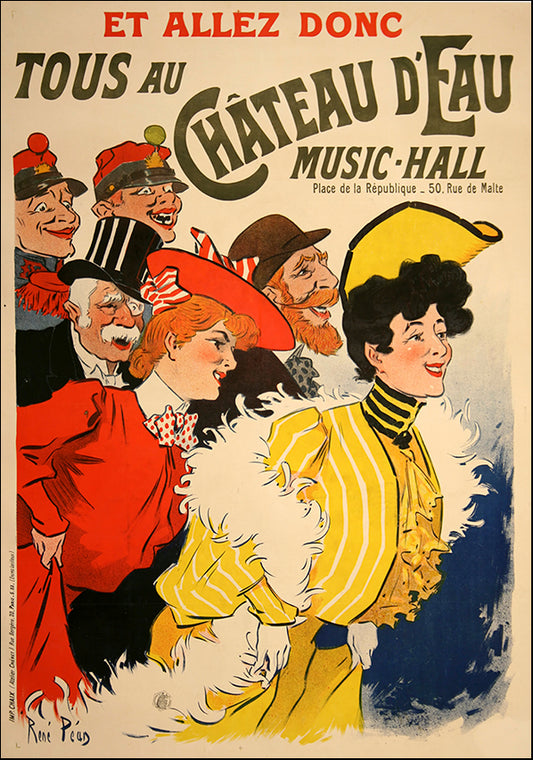 VINAPP116878 Chateau De Eau Music Hall, available in multiple sizes