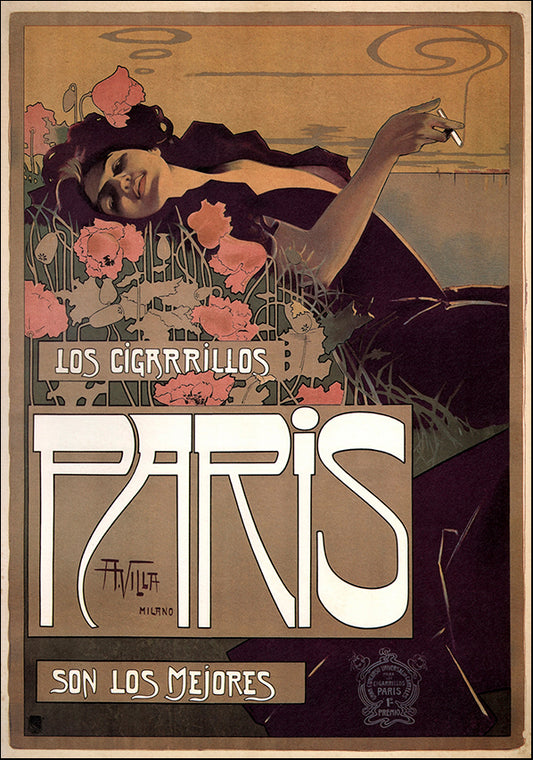 VINAPP116939 Los Cigarrilos Paris, available in multiple sizes