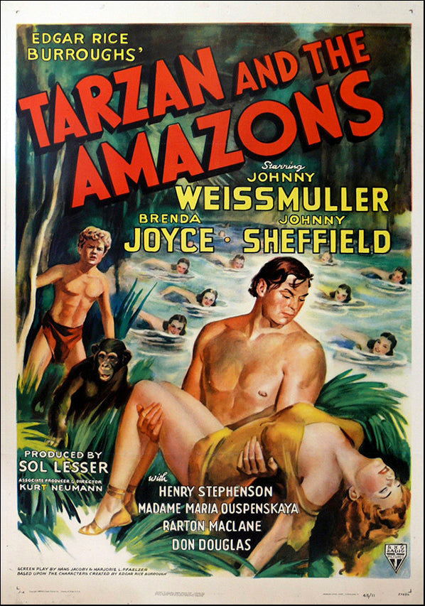 VINAPP118485 Tarzan and the Amazons Movie, available in multiple sizes
