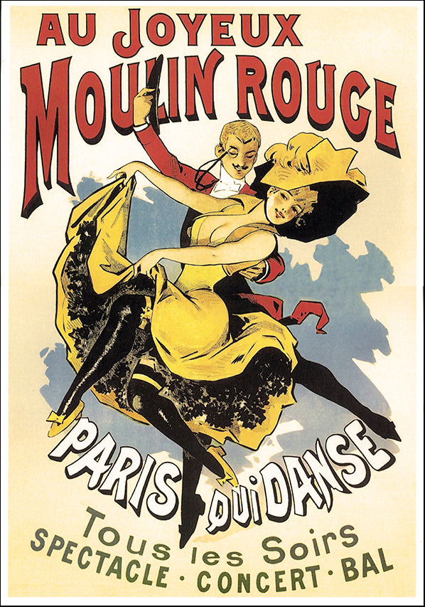 VINAPP120981 Au Joyeux Moulin Rouge Paris Qui Danse, available in multiple sizes - Chamton