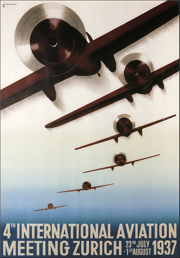 VINAPP120983 4th International Aviation Meeting Zurich 1937, available in multiple sizes