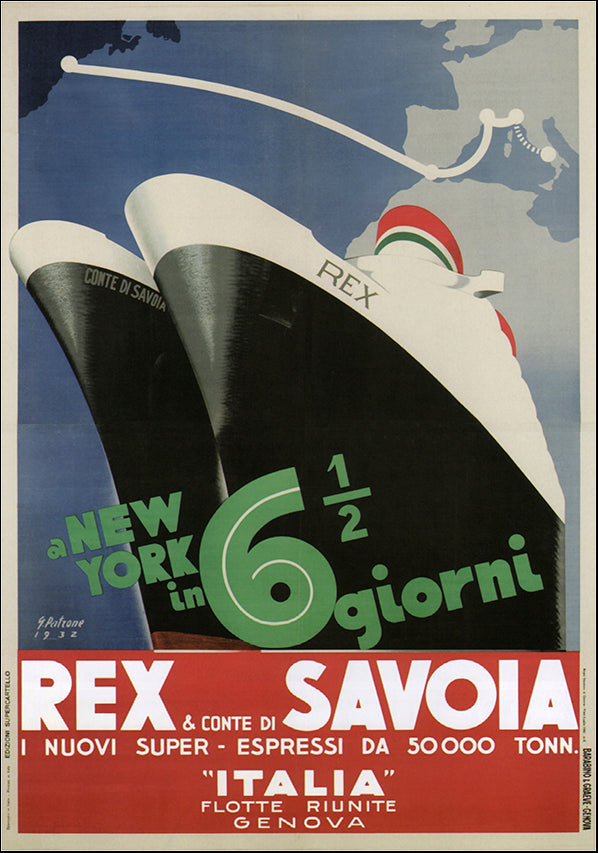 VINAPP121059 Rex & Conte di Savoia Italia, available in multiple sizes - Chamton