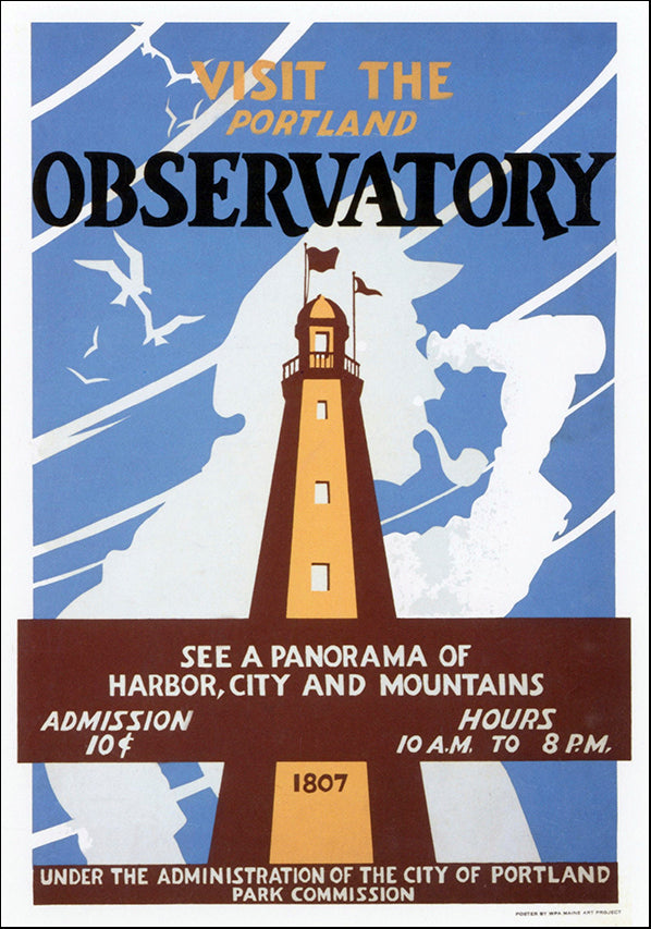 VINAPP122841 Portland Observatory, available in multiple sizes