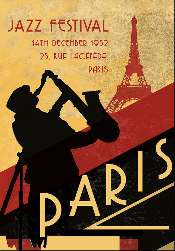 WHOART115528 Paris Jazz Festival, available in multiple sizes