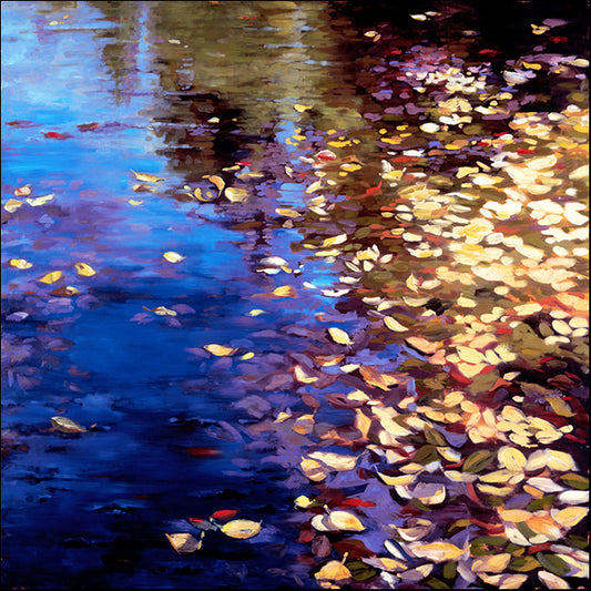 77747 Yellow Leaves, by Waldron, available in multiple sizes - Chamton