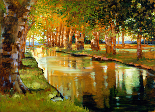 77761 Canal at St. Remy, by Waldron, available in multiple sizes - Chamton