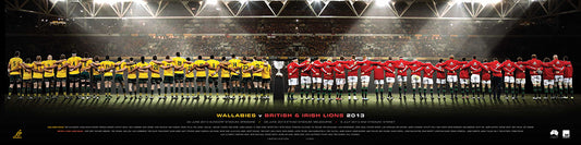 Wallabies v British & Irish Lions Rugby 100x25cm paper - Chamton