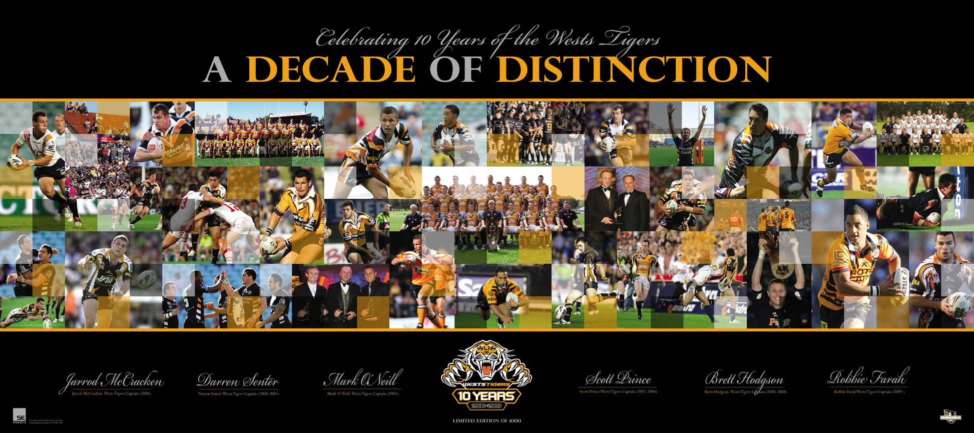 Weststigers A Decade of Distinction 90x40cm paper - Chamton
