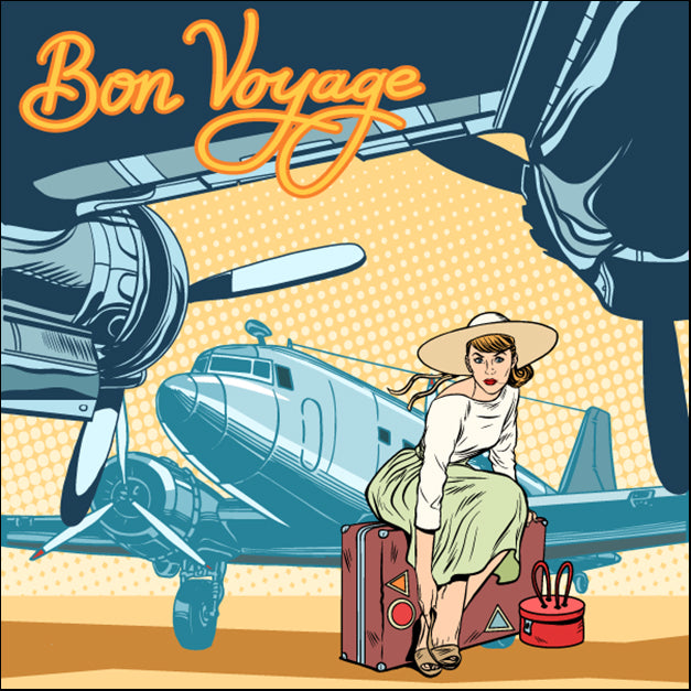 a21151297b Bon voyage beautiful girl on the runway, available in multiple sizes