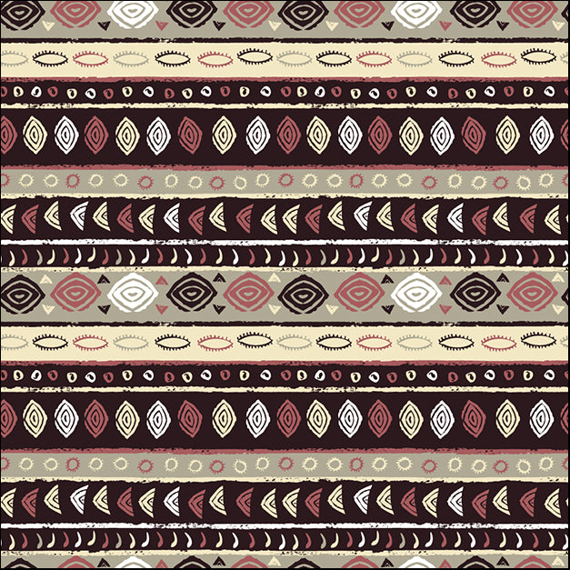 a28501678s Hand painted textured ornament in African tribal style, available in multiple sizes