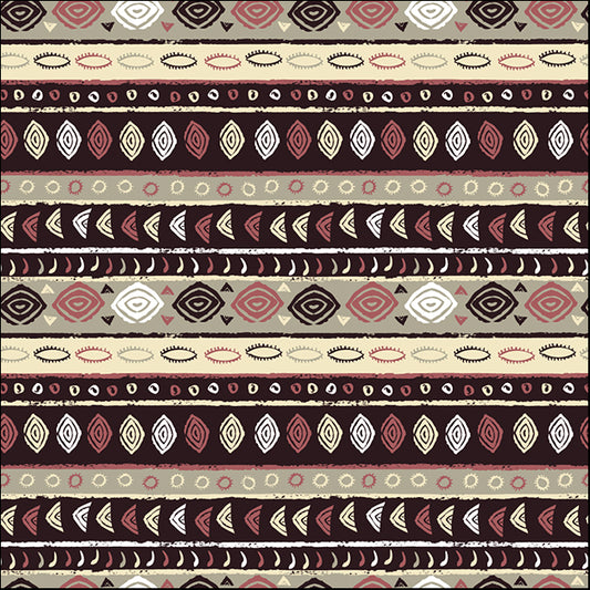 a28501678s Hand painted textured ornament in African tribal style, available in multiple sizes