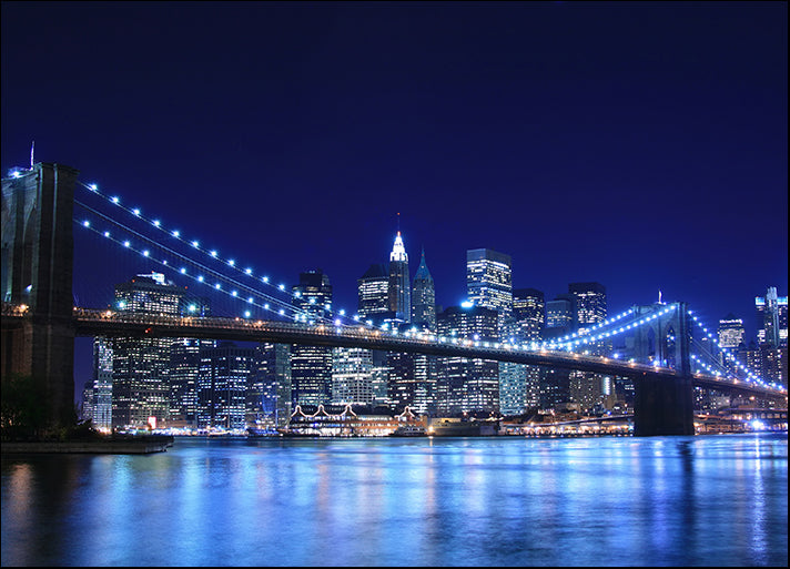 a619971b Brooklyn Bridge at Night New York, available in multiple sizes