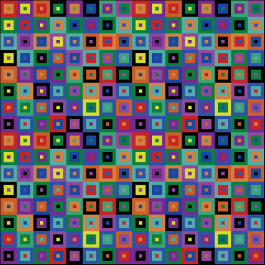 a77703907s Multicolored Squares Mosaic, available in multiple sizes