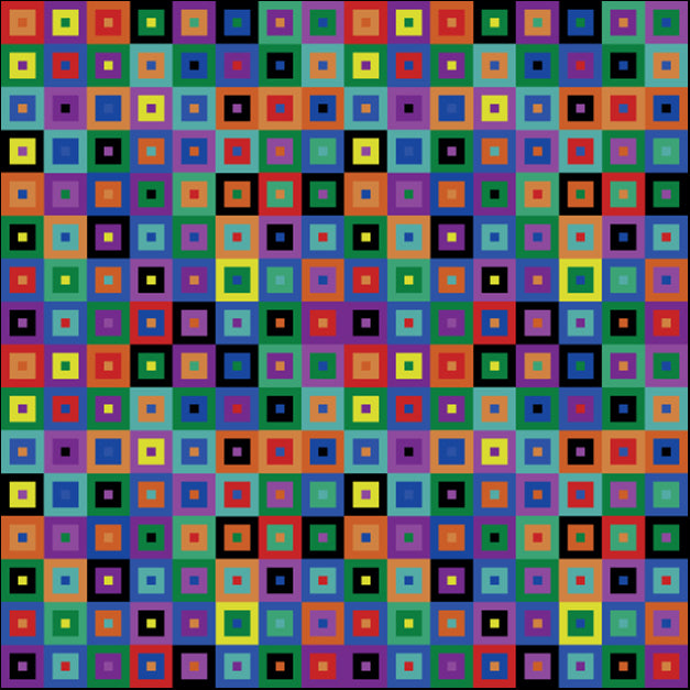 a77703907s Multicolored Squares Mosaic, available in multiple sizes