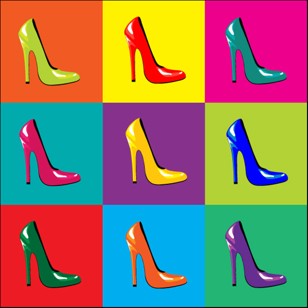 a8779324b Pop art High Heel Stiletto shoes, available in multiple sizes