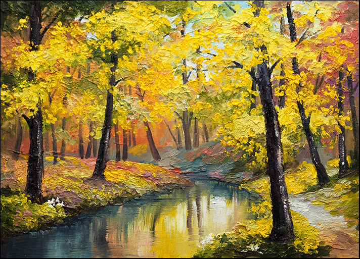 a89203363s oil painting on canvas - autumn forest, available in multiple sizes