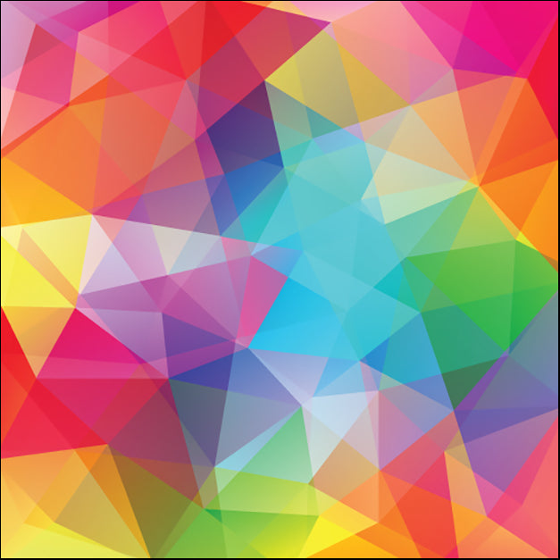 b26407205s Colorful triangles, available in multiple sizes
