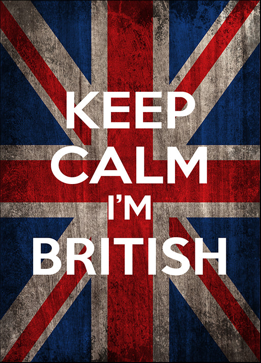b35732156s keep calm I'm british, available in multiple sizes