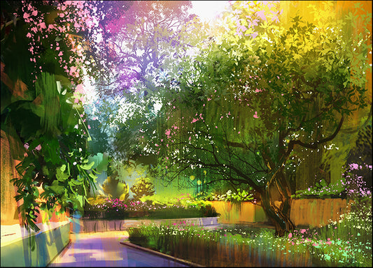 b53770670s pathway in a peaceful green park, available in multiple sizes - Chamton