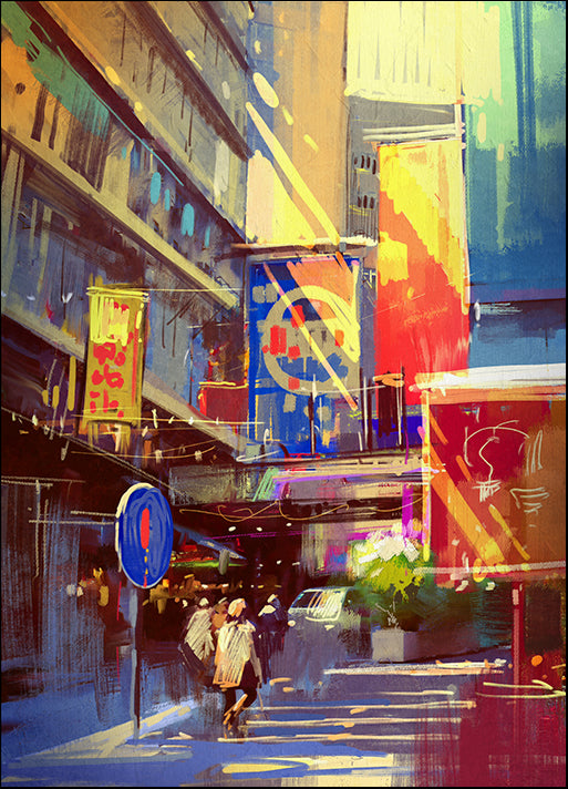 b85133106s Urban city street, available in multiple sizes - Chamton