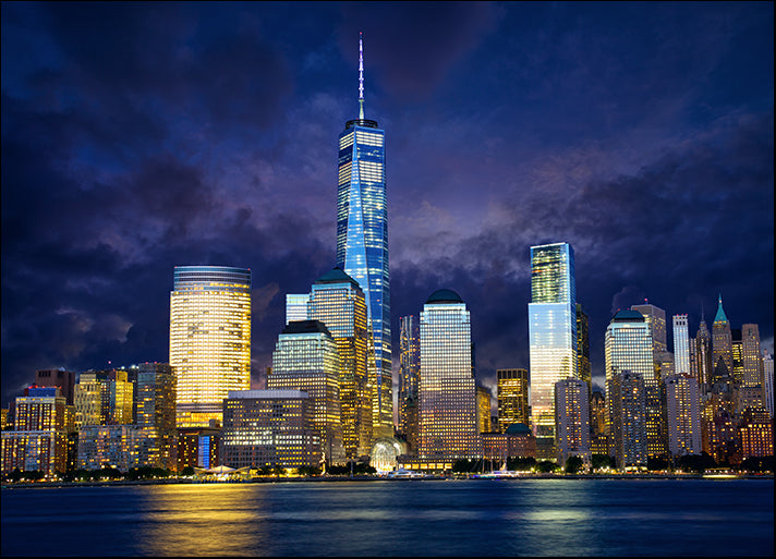 c06720764s Manhattan skyline at dusk New York United States, available in multiple sizes