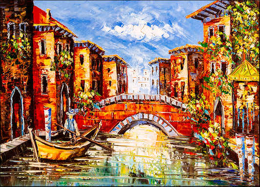 c94574044s Venice oil painting in the grand canal, available in multiple sizes