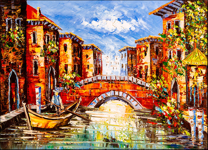 c94574044s Venice oil painting in the grand canal, available in multiple sizes