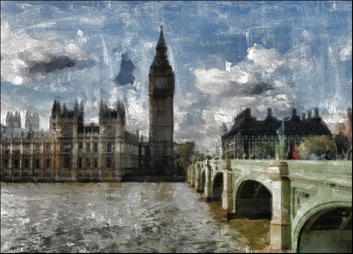 d16780572s Big Ben London watercolor illustration, available in multiple sizes